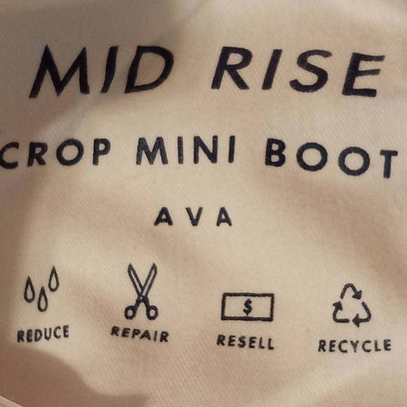 AVA Mid Rise Crop Mini Boot ⛓️🪞 - Picture 5 of 13